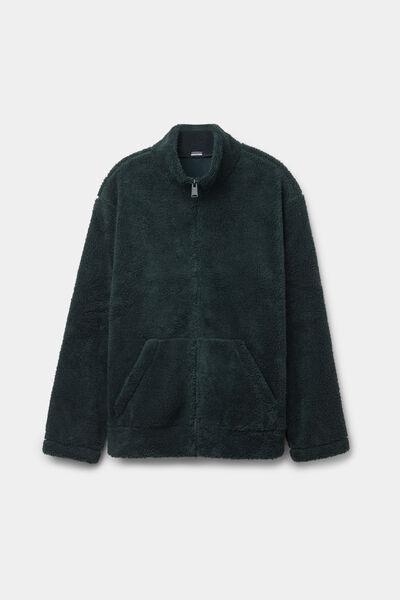 Green Zip-Up Sweatshirt, , large image number 2