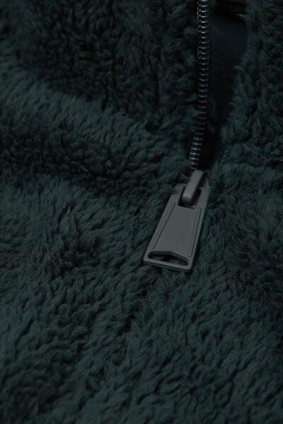 Green Zip-Up Sweatshirt, B601_132J, large image number 4