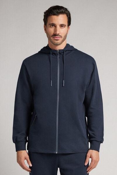 Navy Zip-Up Sweatshirt, , medium