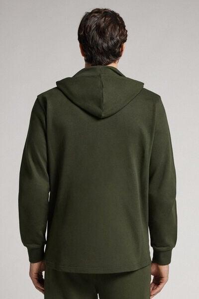Green Zip-Up Sweatshirt, B601_790J, large image number 3