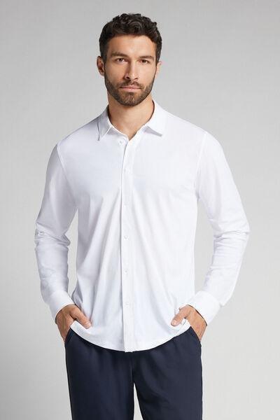 White Non-Iron Shirt, White, large image number 1