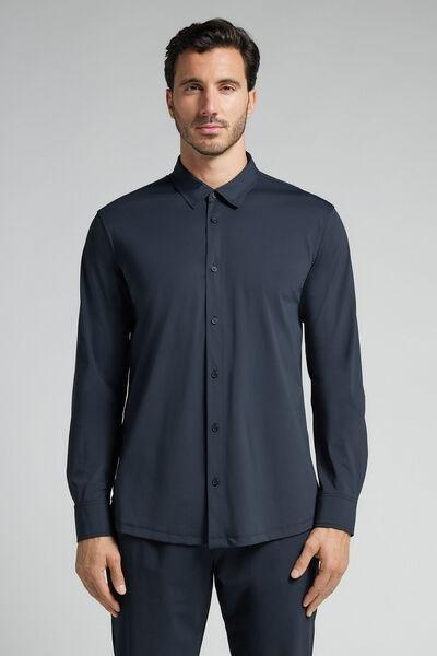 Blue Non-Iron Shirt, B601_884J, medium