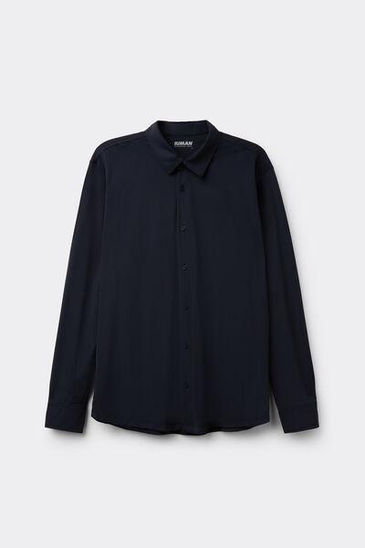 Blue Non-Iron Shirt, B601_884J, large image number 2