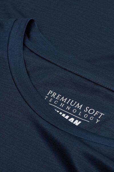 Navy Premium Soft Technology Long-Sleeved Top, B601_490J, large image number 4