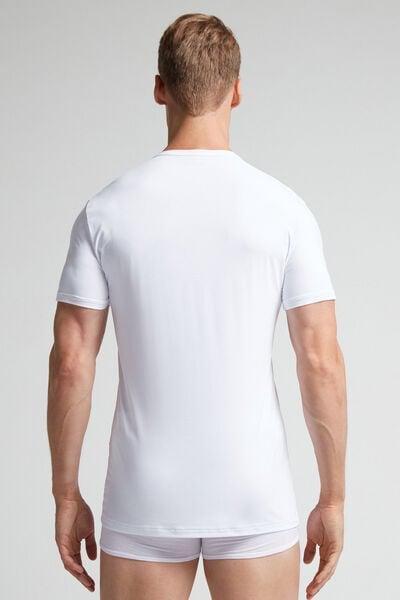 White Microfibre T-Shirt, , large image number 3