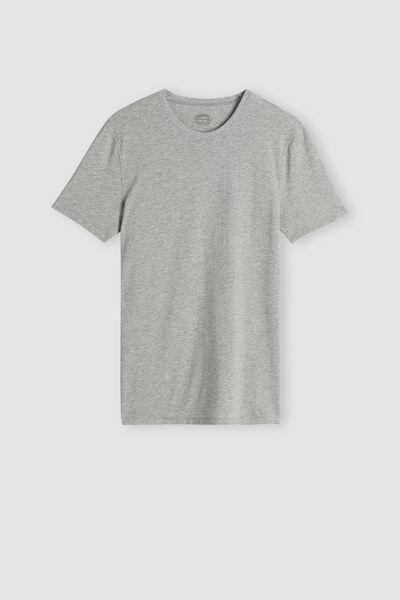 Grey Superior Cotton T-Shirt, , large image number 2