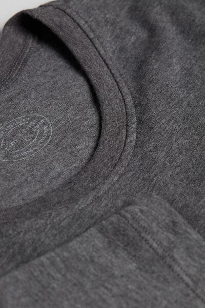 Grey Superior Cotton T-Shirt, , large image number 4