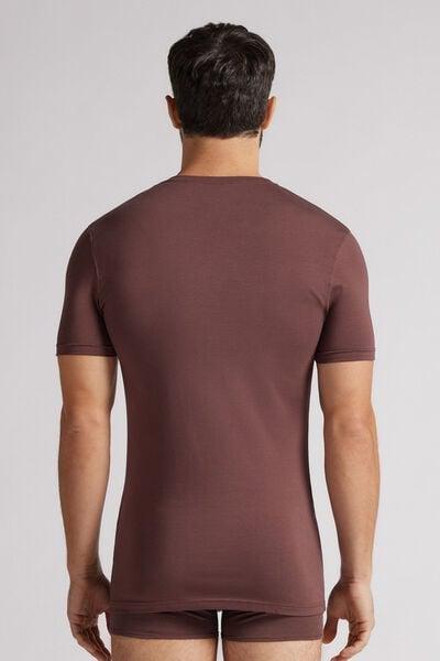 Burgundy Stretch T-Shirt, B601_791J, large image number 3