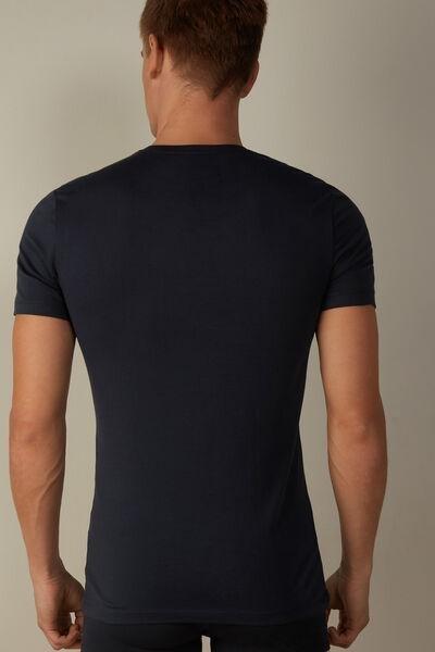 Blue Superior Cotton T-Shirt, , large image number 3