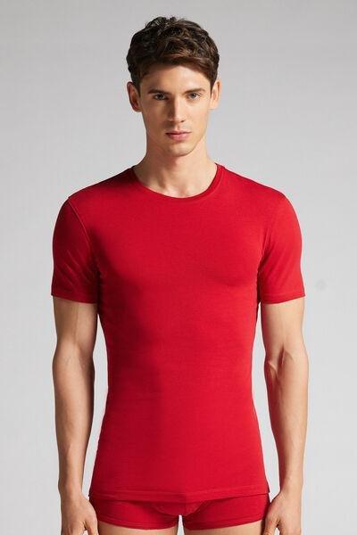 Red - 887 - Red Stretch Superior Cotton T-Shirt, , large image number 0