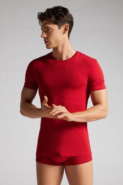 Red - 887 - Red Stretch Superior Cotton T-Shirt, , large image number 1