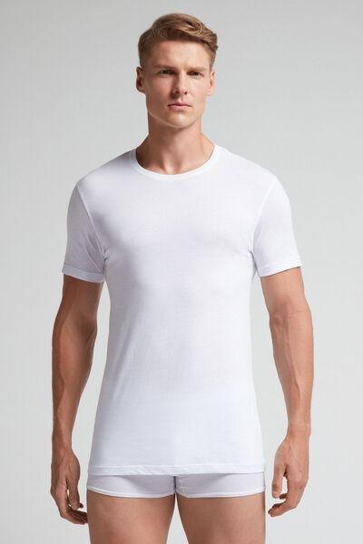 Intimissimi UOMO White Extra-Fine Superior Cotton T-Shirt | Azadea UAE