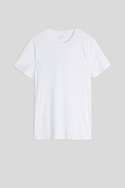 White Extra-Fine Superior Cotton T-Shirt, , large image number 2