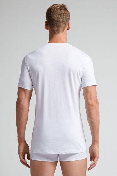 White Extra-Fine Superior Cotton T-Shirt, , large image number 3