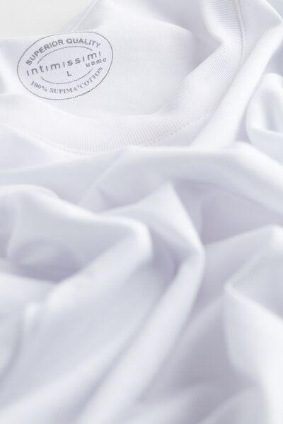 White Superior Cotton T-Shirt, , large image number 4