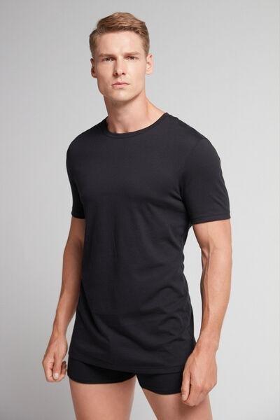 Black Superior Cotton T-Shirt, , large image number 1