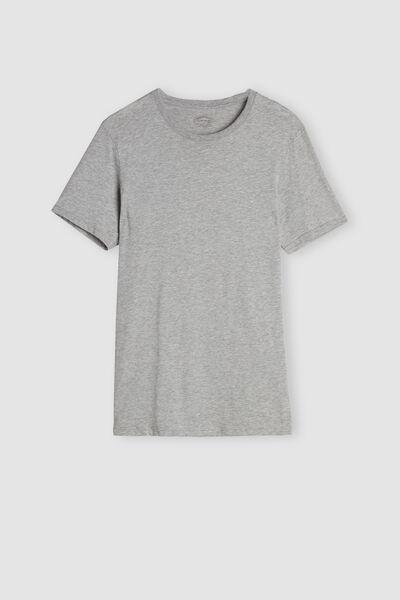 Grey Superior Cotton T-Shirt, , large image number 2