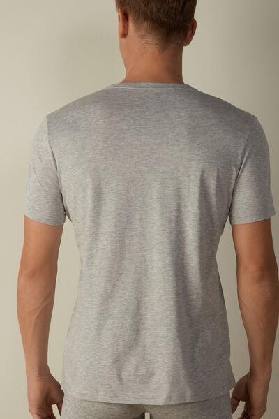Grey Superior Cotton T-Shirt, , large image number 3
