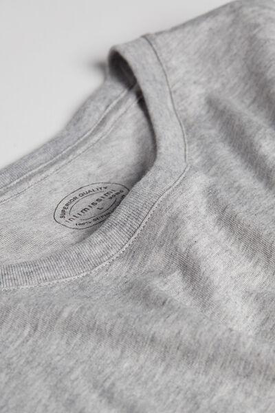 Grey Superior Cotton T-Shirt, , large image number 4