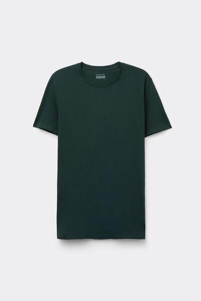 Green Short Sleeve 100% Superior Cotton T-Shirt, B601_132J, medium