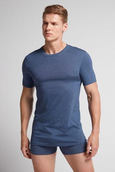Blue Blend Superior Cotton T-Shirt, Denim Blue Blend, large image number 1