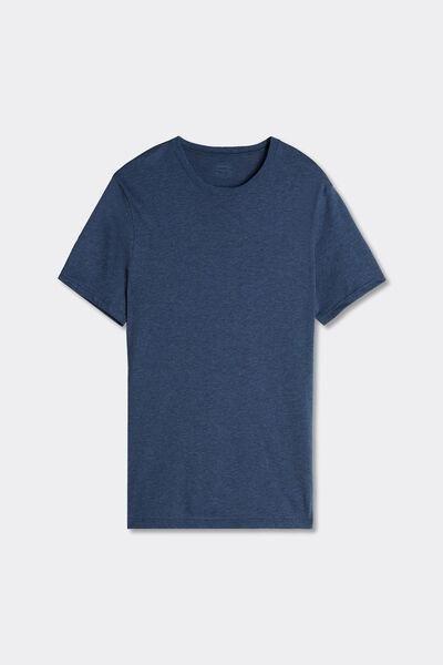 Blue Blend Superior Cotton T-Shirt, Denim Blue Blend, large image number 2