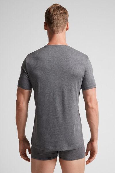 Grey Superior Cotton T-Shirt, , large image number 3