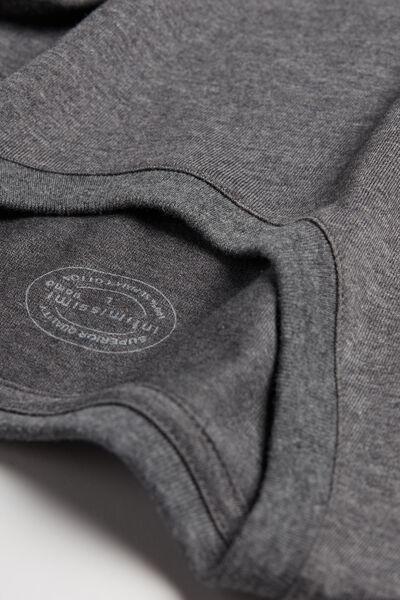 Grey Superior Cotton T-Shirt, , large image number 4