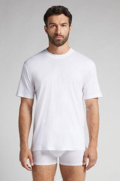 White Mercerised Superlight T-Shirt, White, large image number 0