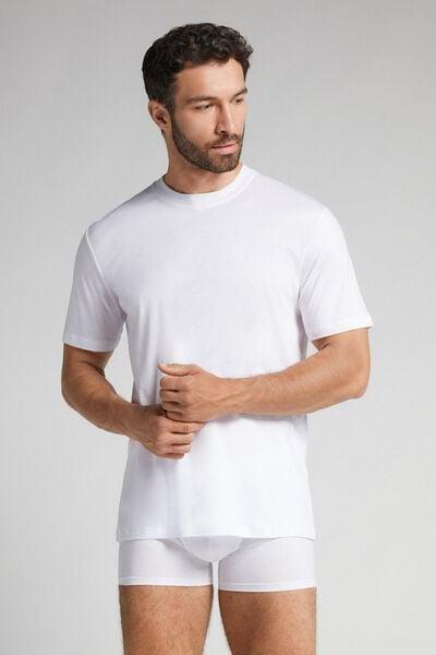 White Mercerised Superlight T-Shirt, White, large image number 1