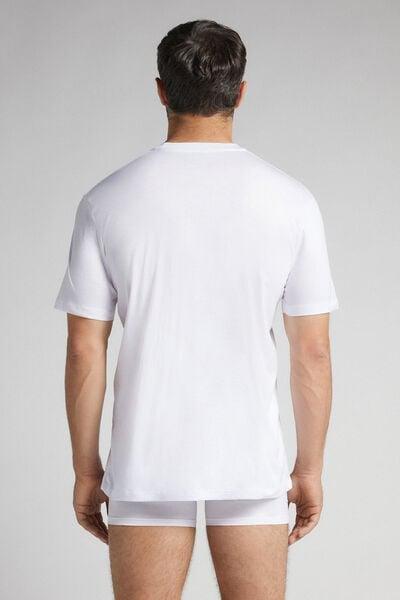 White Mercerised Superlight T-Shirt, White, large image number 3