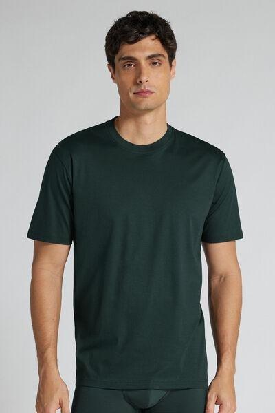Green Superlight Mercerised Cotton T-Shirt, B601_132J, medium