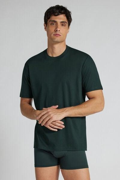 Green Superlight Mercerised Cotton T-Shirt, B601_132J, medium