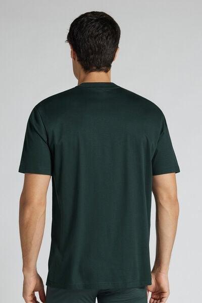 Green Superlight Mercerised Cotton T-Shirt, B601_132J, large image number 3