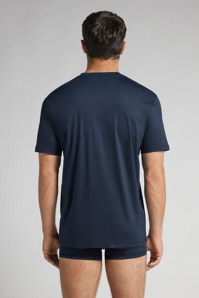 Navy Mercerised Superlight T-Shirt, B601_490J, large image number 3