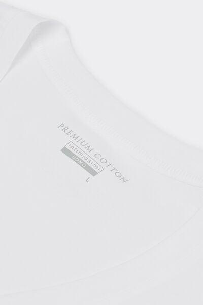 White V-Neck T-Shirt, , large image number 4