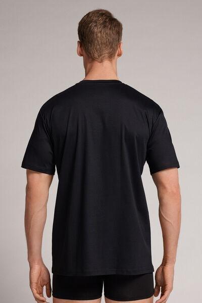 Black - 019 - Black Premium Cotton T-Shirt, , large image number 2