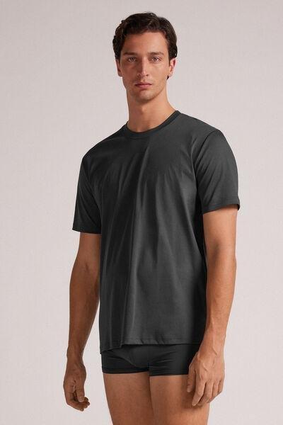 Grey - 4712 - Dark Grey Premium Cotton T-Shirt, , large image number 1