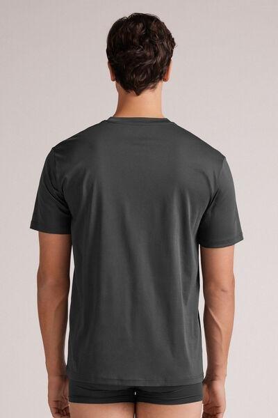 Grey - 4712 - Dark Grey Premium Cotton T-Shirt, , large image number 3