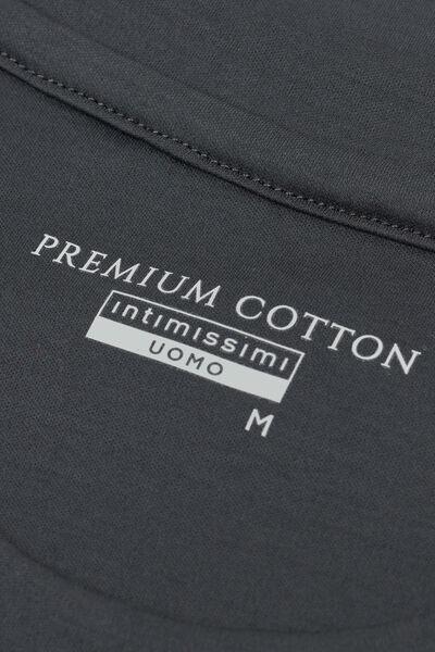 Grey - 4712 - Dark Grey Premium Cotton T-Shirt, , large image number 4