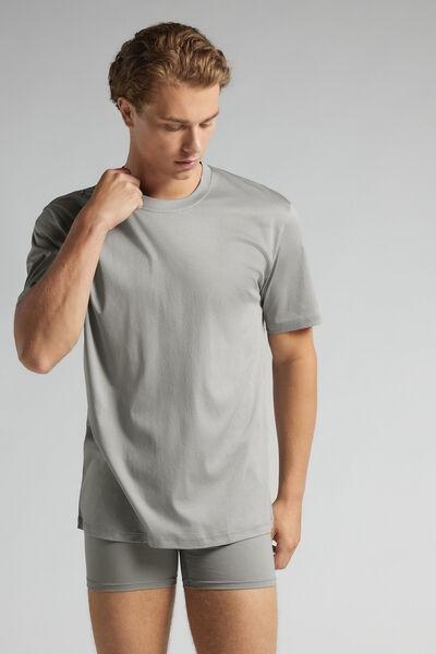Grey Premium Cotton T-Shirt, , large image number 1