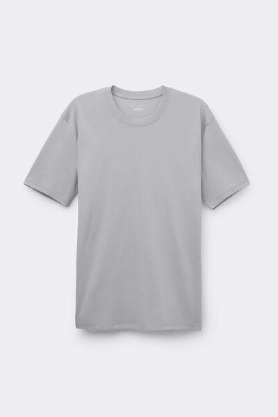 Grey Premium Cotton T-Shirt, , large image number 2