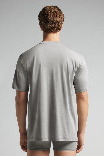 Grey Premium Cotton T-Shirt, , large image number 3