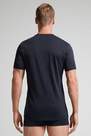 Intimissimi UOMO - Blue Superior Cotton T-Shirt With Grandad Collar