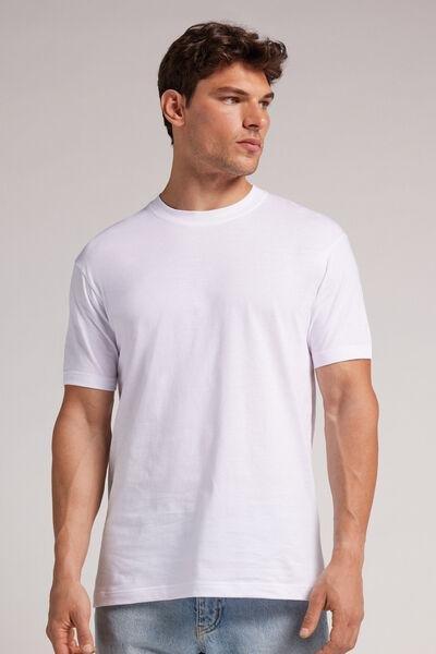 Intimissimi UOMO - White Muscle Fit Cotton T-Shirt