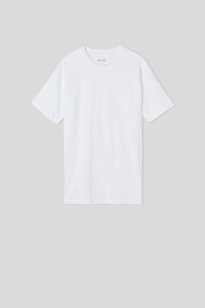 Intimissimi UOMO - White Muscle Fit Cotton T-Shirt