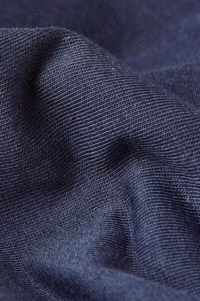Blue Muscle Fit Cotton T-Shirt, , large image number 4