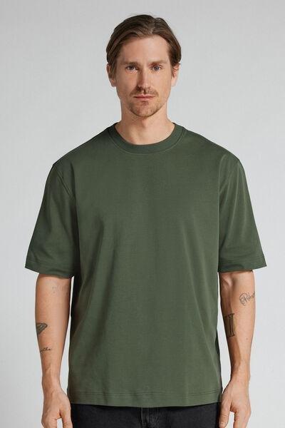 Green Truck Interlock Cotton Oversize T-Shirt, B601_078K, large image number 0