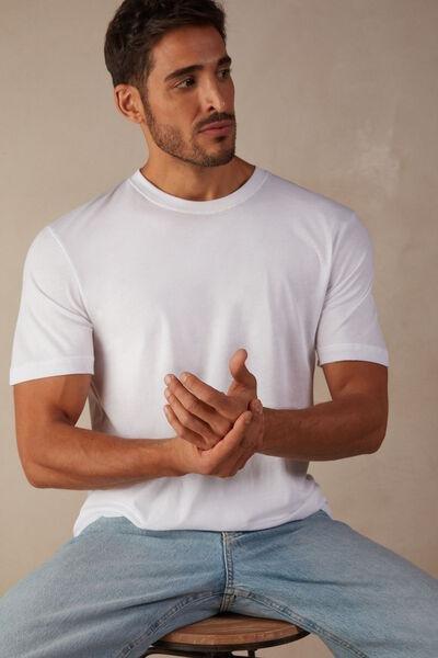 White Extra-Fine Superior Cotton T-Shirt, , large image number 1