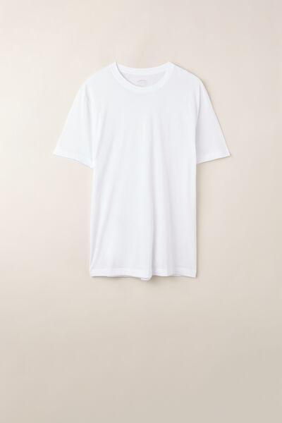 White Extra-Fine Superior Cotton T-Shirt, , large image number 2